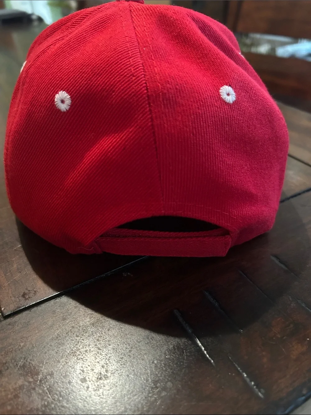 Harley-Davidson Red Cap with White Flame Accent